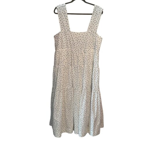 By Anthropologie The Helena Square-Neck Tiered Midi Dress Women's Size XL - Picture 6 of 10